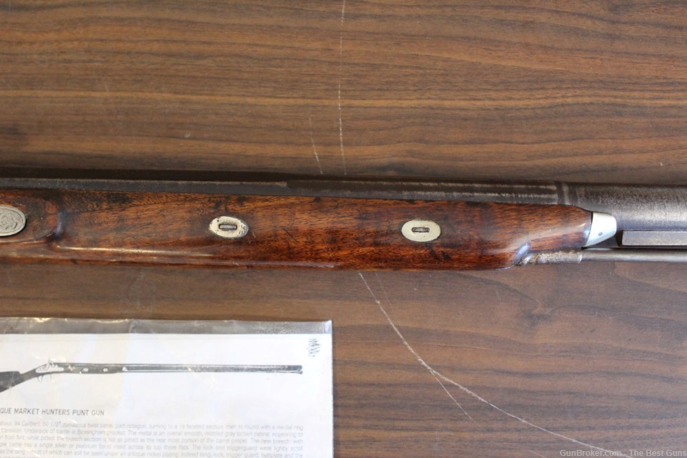 Rare Antique Market Hunters Punt Gun15/16" Bore About .94 Cal 50 1/2" BBL-img-3
