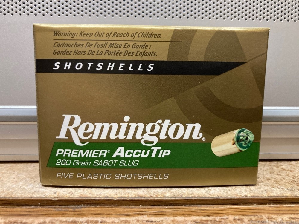 Remington Accutip 20 GA 2 3/4 260 GR Sabot Slug #PRA20 5 CT-img-1