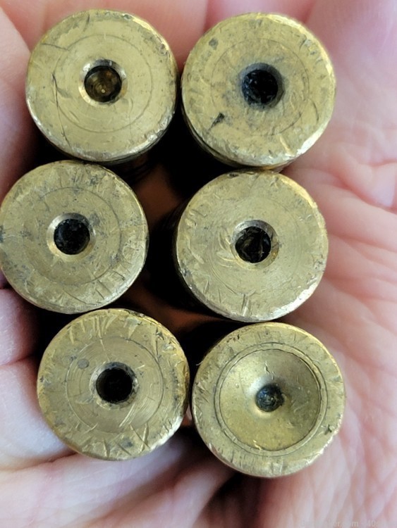 Six Swiss 7.5x55mm practice rounds with stripper clip k31-img-8