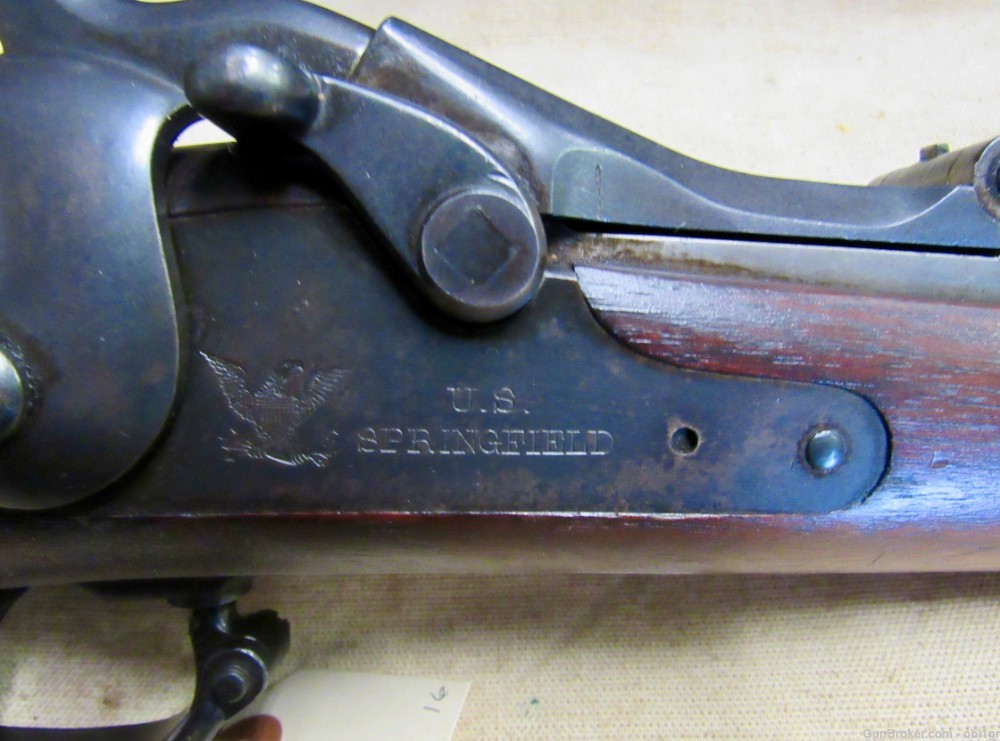 US Model 1879 Springfield Trapdoor .45-70 Rifle -img-3