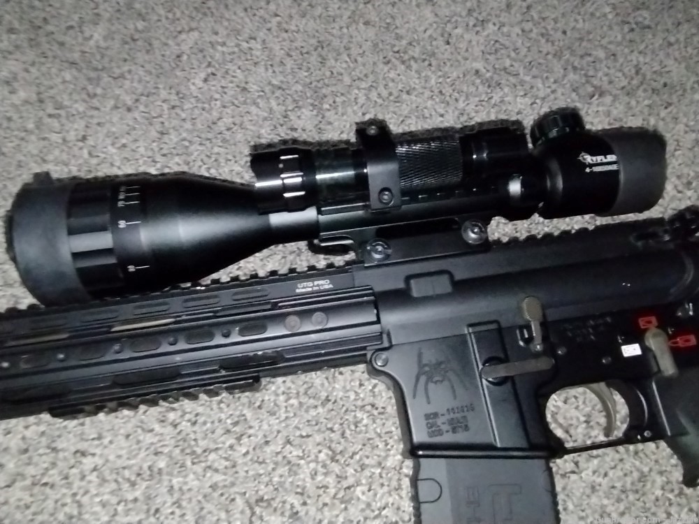 Spikes tactical .556 .223 special custom 20" AR with scope-img-2