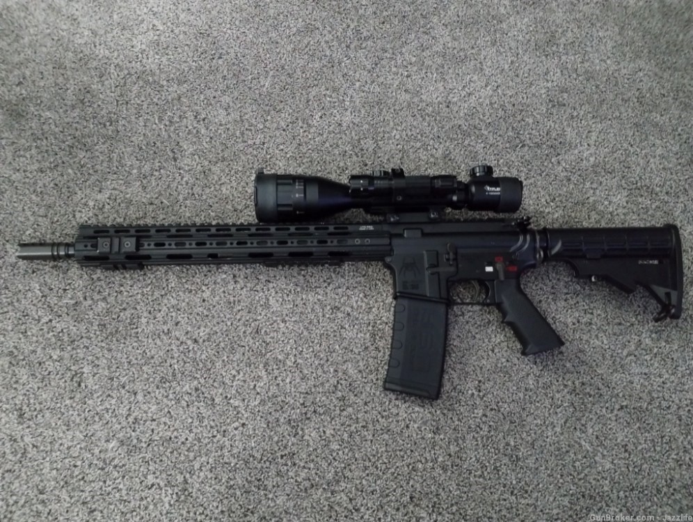 Spikes tactical .556 .223 special custom 20" AR with scope-img-0