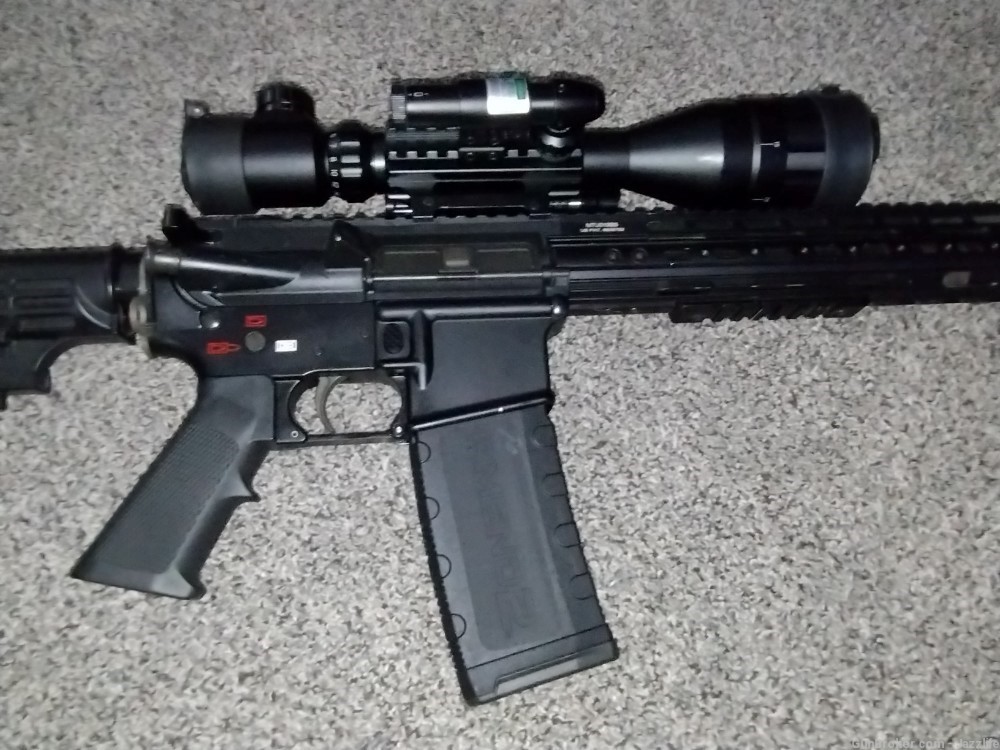 Spikes tactical .556 .223 special custom 20" AR with scope-img-1