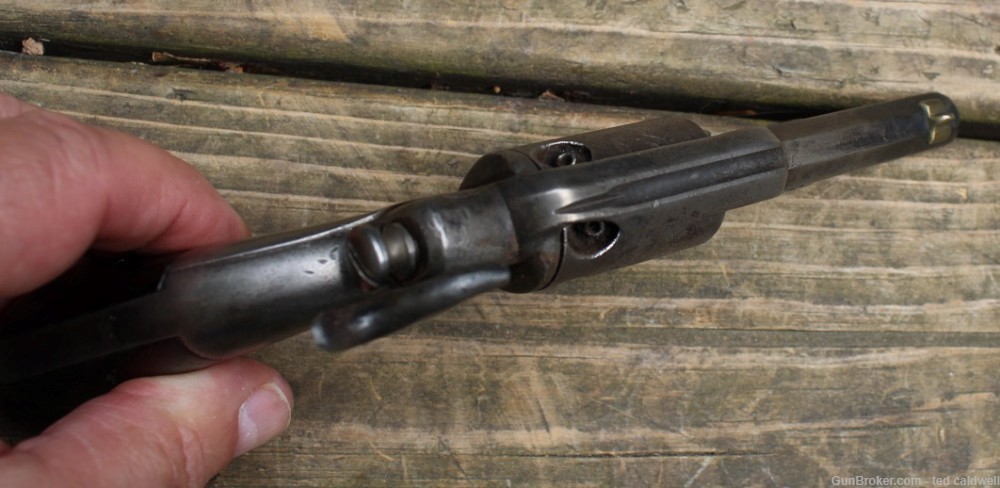 Allen & Wheelock Sidehammer Belt Model 5 shot revolver in .28 caliber!  -img-5