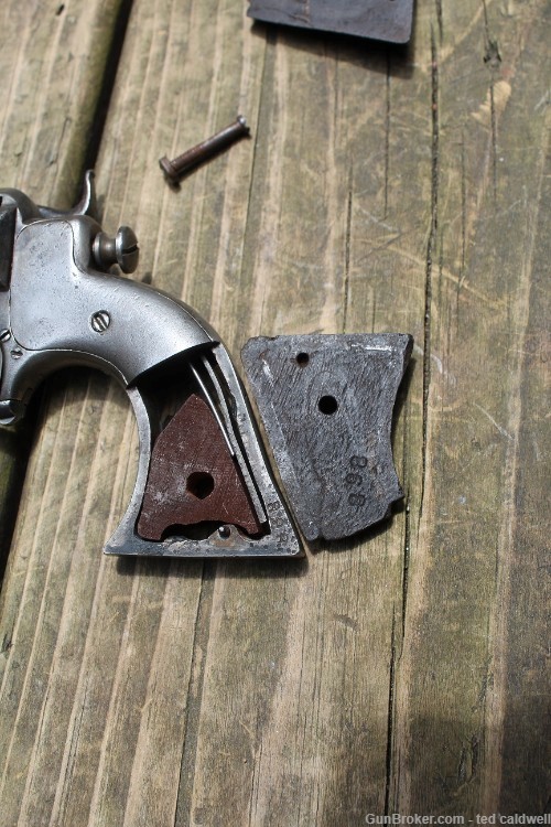 Allen & Wheelock Sidehammer Belt Model 5 shot revolver in .28 caliber!  -img-8