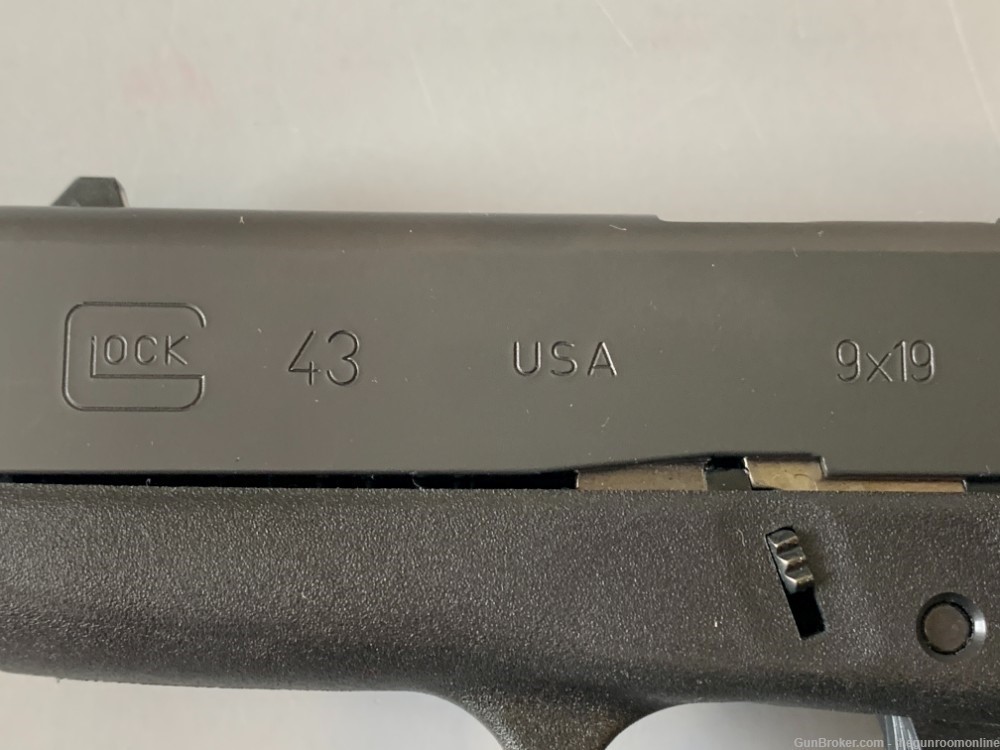 Glock Model 43 Semi-Auto Pistol 9mm Extra Mag-img-14