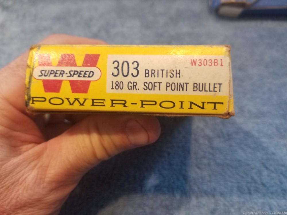 Winchester Super Speed 303 British 180 gr. S.P. W303B1 20CT. OLD STOCK-img-1