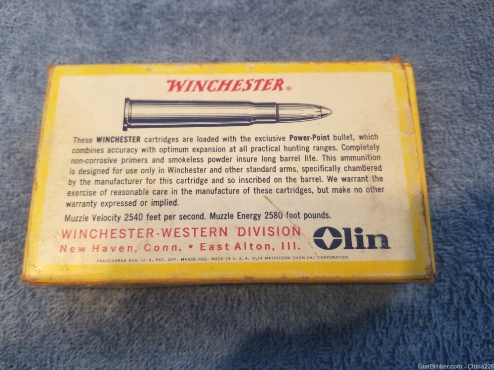 Winchester Super Speed 303 British 180 gr. S.P. W303B1 20CT. OLD STOCK-img-2