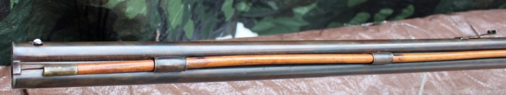 Nice old antique rifle / shotgun over / under combo!  Percussion!-img-20