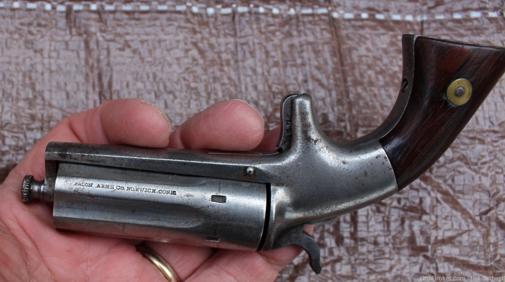 Rare antique Bacon Arms Company Pepperbox Revolver!    .22-img-5