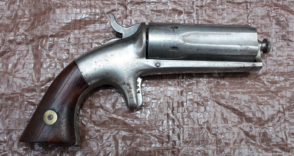 Rare antique Bacon Arms Company Pepperbox Revolver!    .22-img-0