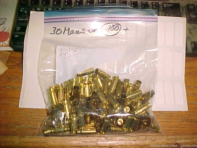 Reloading New Brass 30 Mauser with Star-Line Head Stamp 100 Rounds-img-0