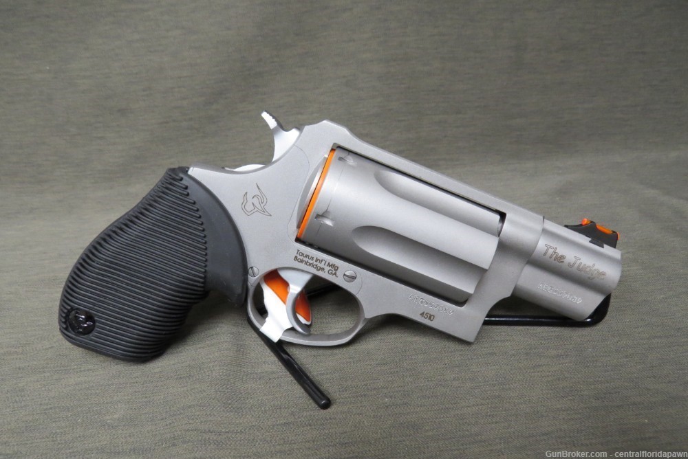 Taurus Judge Public Defender .45 / 410 Stainless Revolver 2-441039TC -img-1
