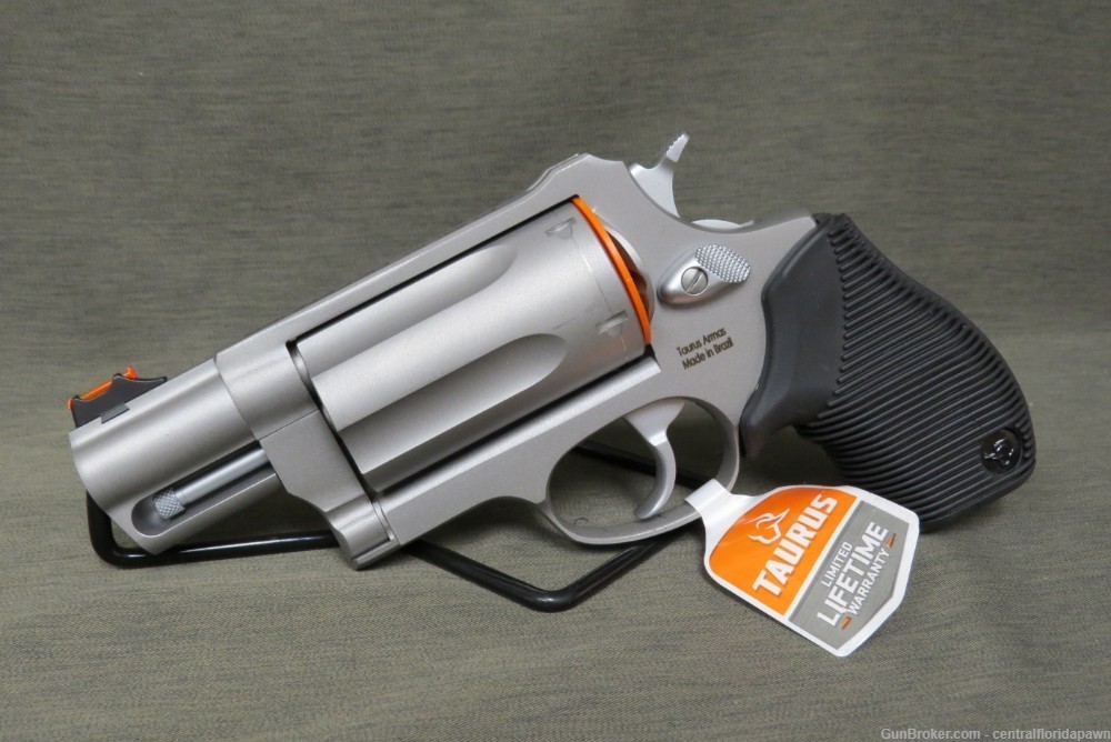 Taurus Judge Public Defender .45 / 410 Stainless Revolver 2-441039TC -img-3
