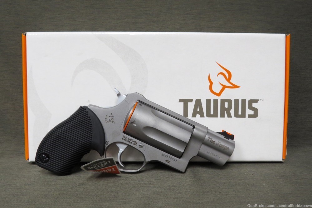 Taurus Judge Public Defender .45 / 410 Stainless Revolver 2-441039TC -img-0