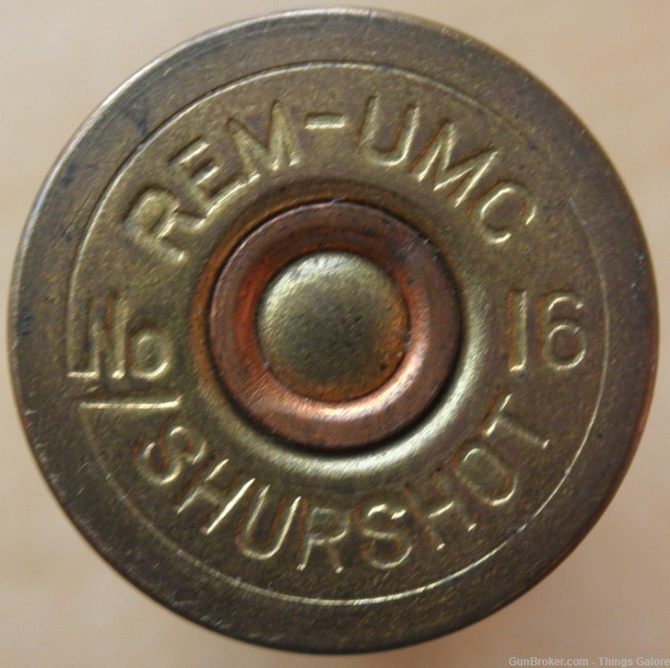 16 gauge REM-UMC SHURSHOT corrugated paper shotshell-img-3