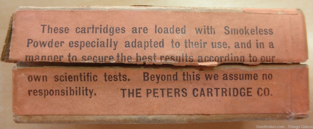 Peter's Cartridge Company .32 Cal. Colt's cartridge box.-img-2