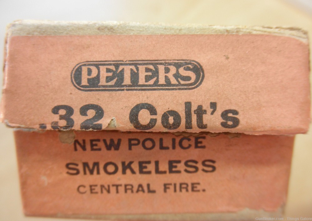 Peter's Cartridge Company .32 Cal. Colt's cartridge box.-img-4