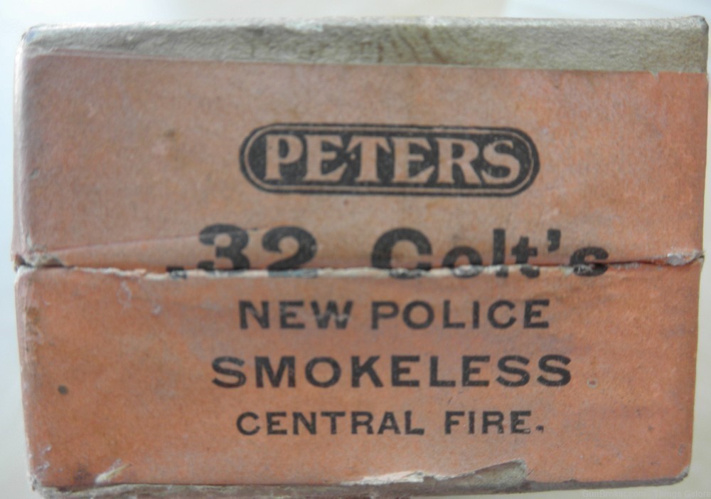 Peter's Cartridge Company .32 Cal. Colt's cartridge box.-img-5