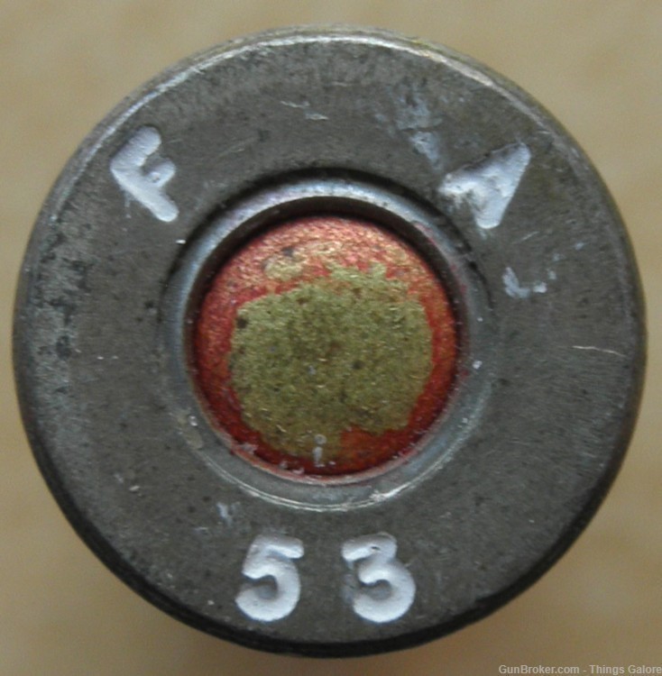 .45 ACP Frankford Arsenal 1953 steel cased Experimental blank.-img-1