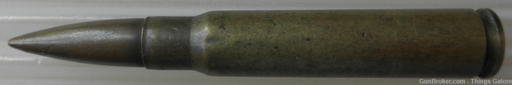 WWI GERMAN 8MM MAUSER ammo Patrone SmK Cartridge S with AP core-img-1