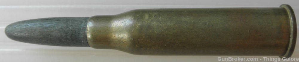 8x50R Mannlicher blank M.25 blue wood bullet-img-1