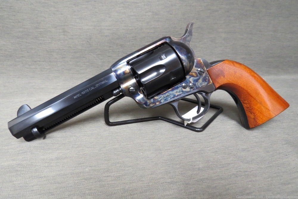 Taylor's Uberti Drifter .357 mag SA Revolver Taylors 556104 4.75" Octagon-img-1