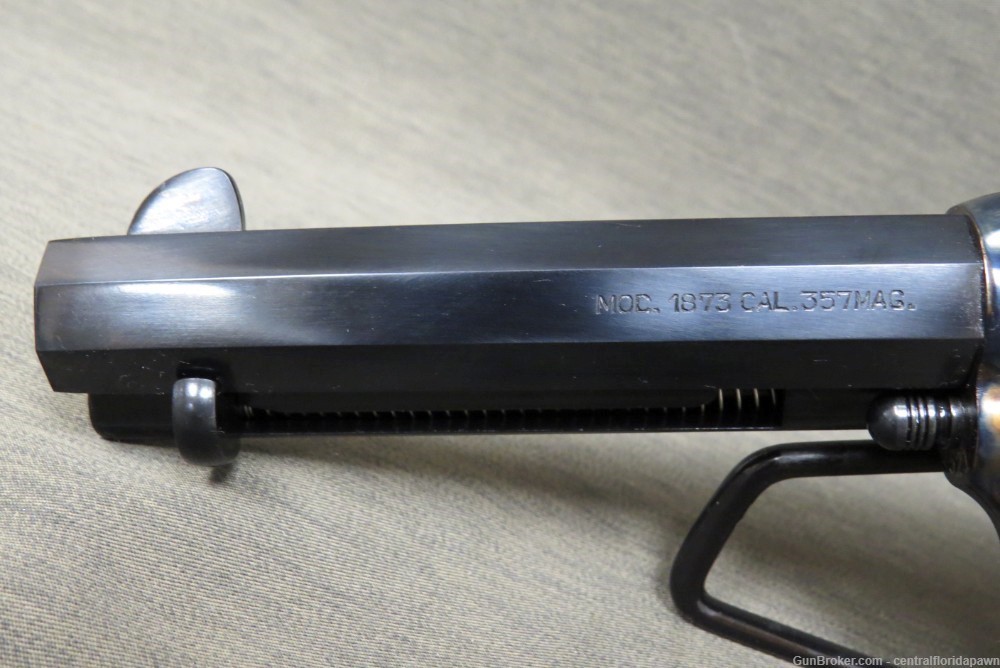 Taylor's Uberti Drifter .357 mag SA Revolver Taylors 556104 4.75" Octagon-img-2