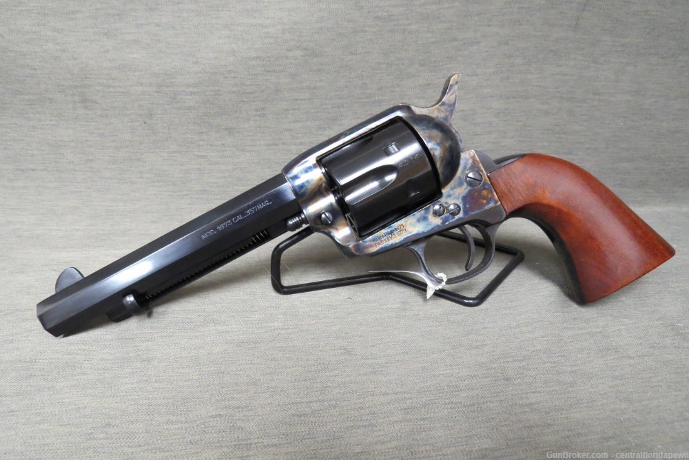 Taylor's Uberti Drifter .357 mag SA Revolver Taylors 556105 5.5" Octagon-img-1
