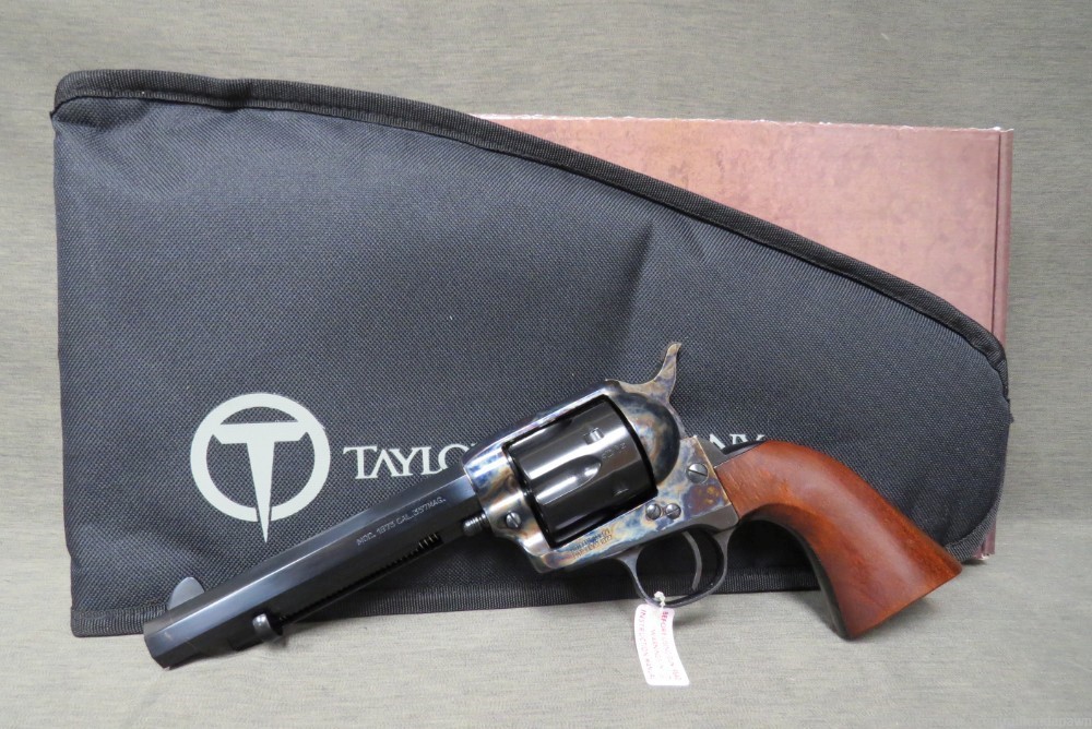 Taylor's Uberti Drifter .357 mag SA Revolver Taylors 556105 5.5" Octagon-img-0