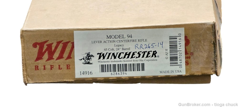 Winchester 94AE Legacy 45 Colt w/original box *New Haven, CT*-img-29