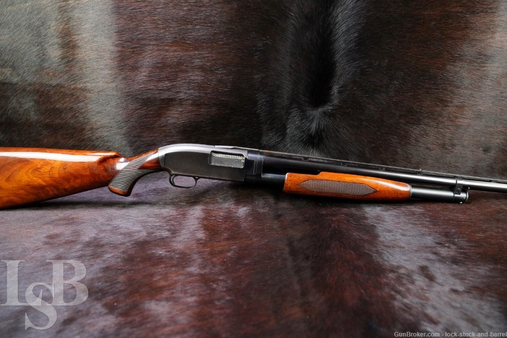 Custom Winchester Model 12 1912 12 GA Pump Action Shotgun, 1950 C&R-img-0