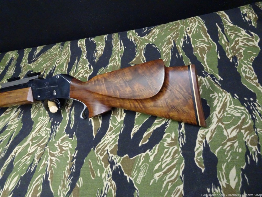BSA Cadet Enfield 1884 Greener Rifle 375 W Custom Stock Trigger Work -img-17