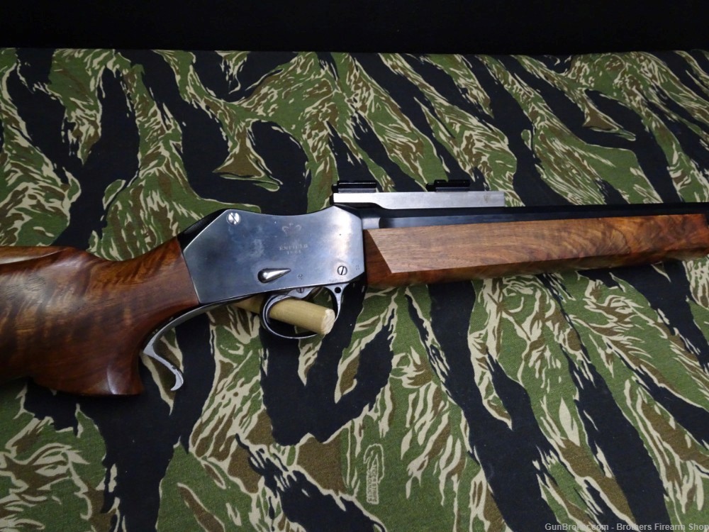 BSA Cadet Enfield 1884 Greener Rifle 375 W Custom Stock Trigger Work -img-15