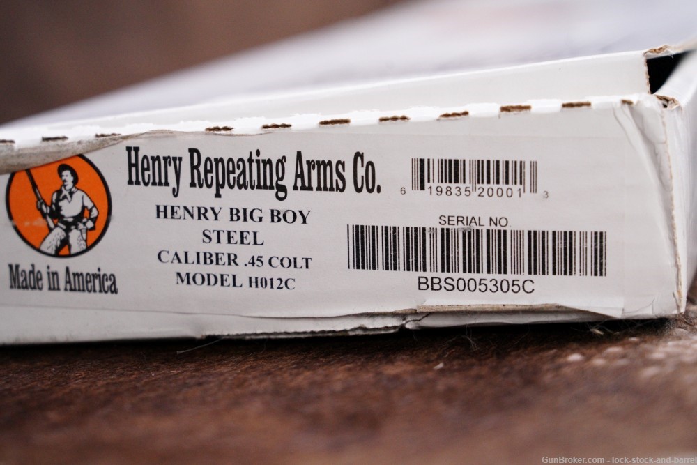 Henry Big Boy Steel H012C .45 Colt 20" Tube Mag Lever Action Rifle  -img-27