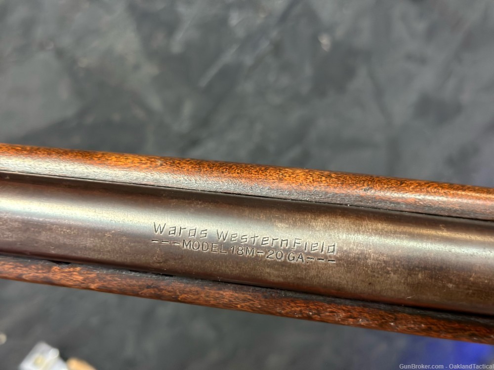 (Pre-Owned) Wards Western Field Model 18M Bolt Action 20GA Shotgun-img-3