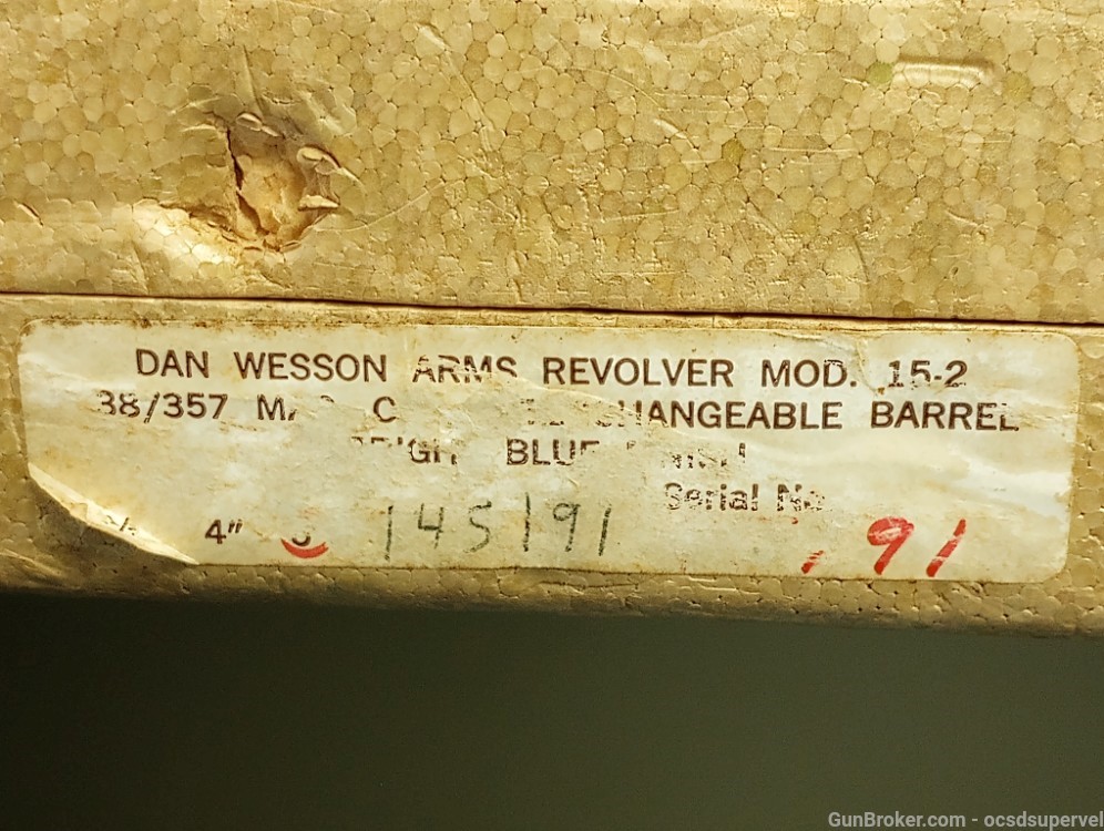 Dan Wesson Arms Model 15-2  357 Magnum Revolver 6" barrel 1970s-img-30