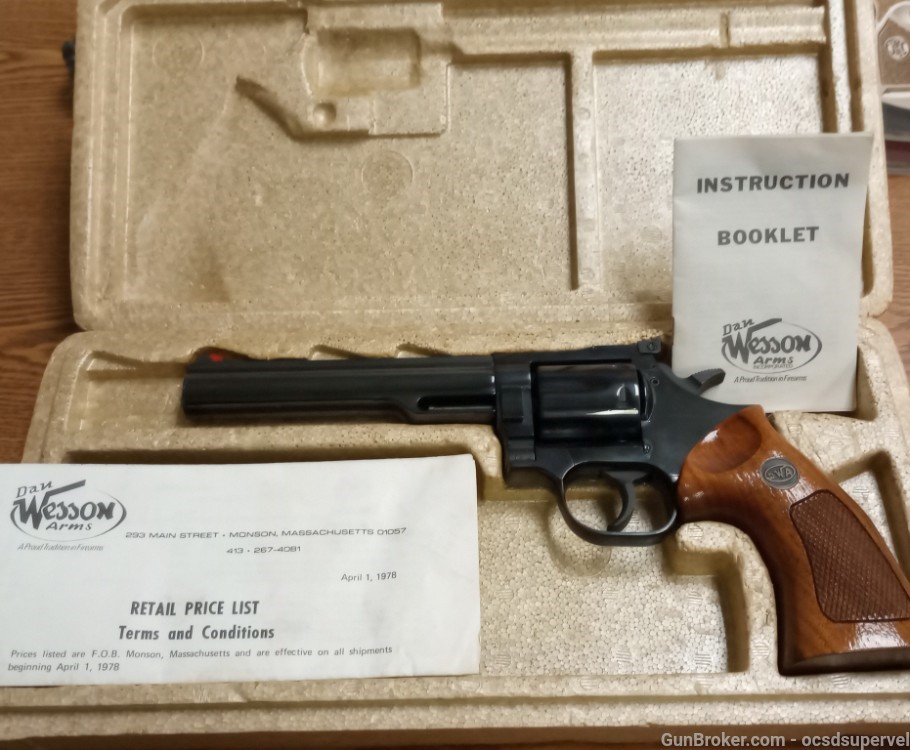 Dan Wesson Arms Model 15-2  357 Magnum Revolver 6" barrel 1970s-img-34