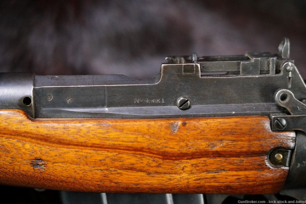 WWII Enfield No4 MkI Canada .303 British No.4 Mk1 Bolt Rifle Bayonet C&R-img-22