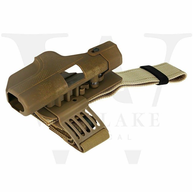 SP Automatic Load & Lock Leg Pistol Holster (FDE)-img-2