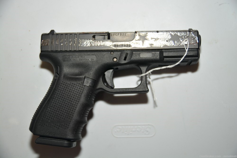 Glock 19 G19 9 mm Custom Engraved We The People-img-3