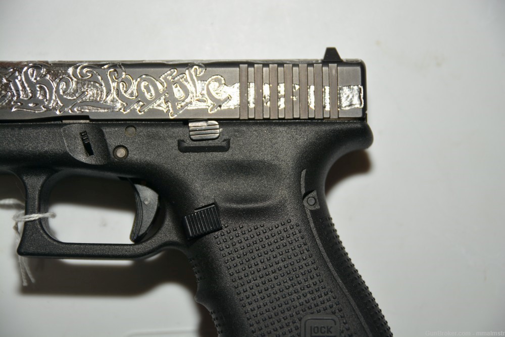 Glock 19 G19 9 mm Custom Engraved We The People-img-2