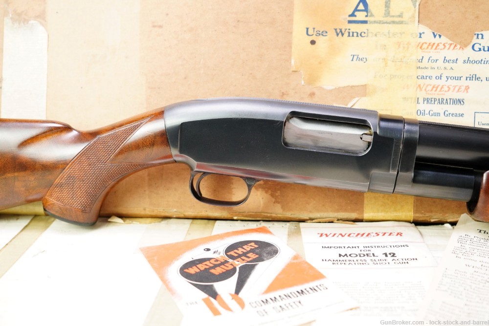 Custom Winchester Model 12 1912 16 GA Pump Action Shotgun, 1948 C&R-img-4