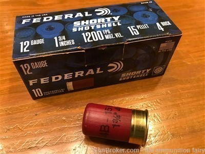 Ammunition Fairy ! 12 ga Federal Buckshot Shorty Minishells #50-img-2