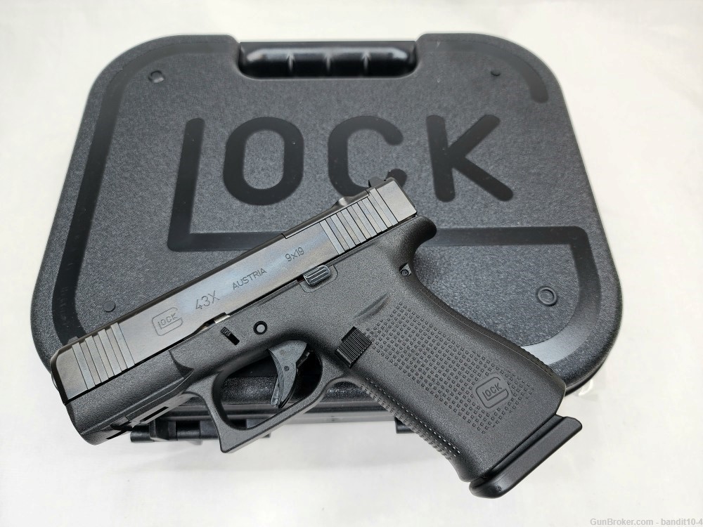 Glock G43X MOS 3.41" 9MM PISTOL. 2 10RND Mags, 18511-img-2