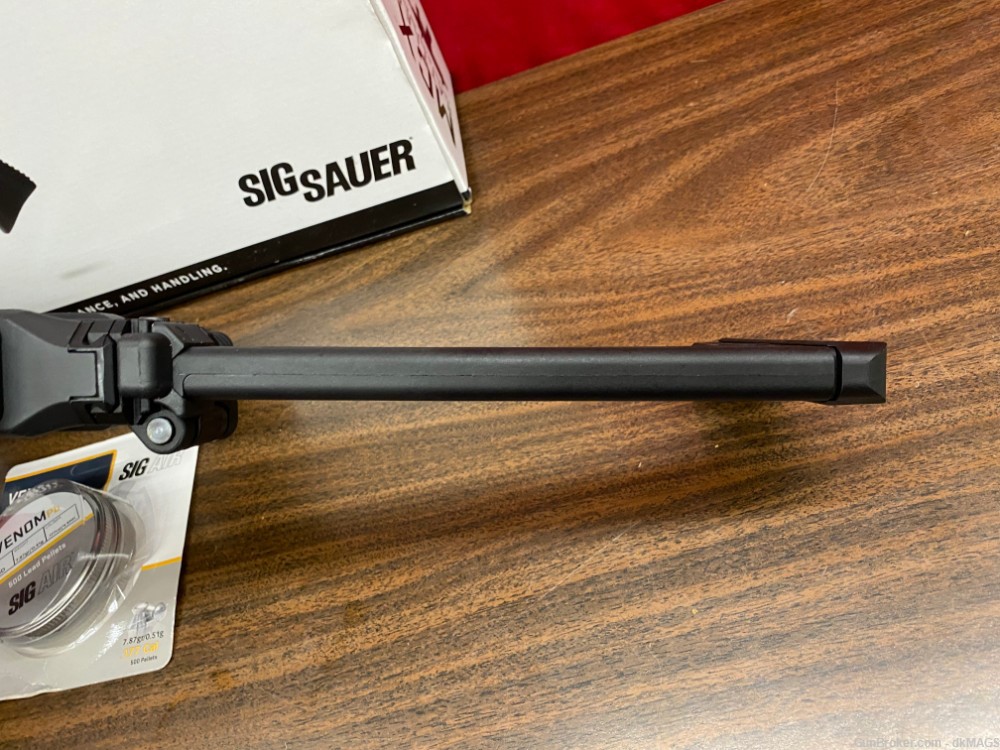 Sig Sauer MCX Rattler .177 Airgun 3-round burst Rifle w/ pellets and mag-img-20
