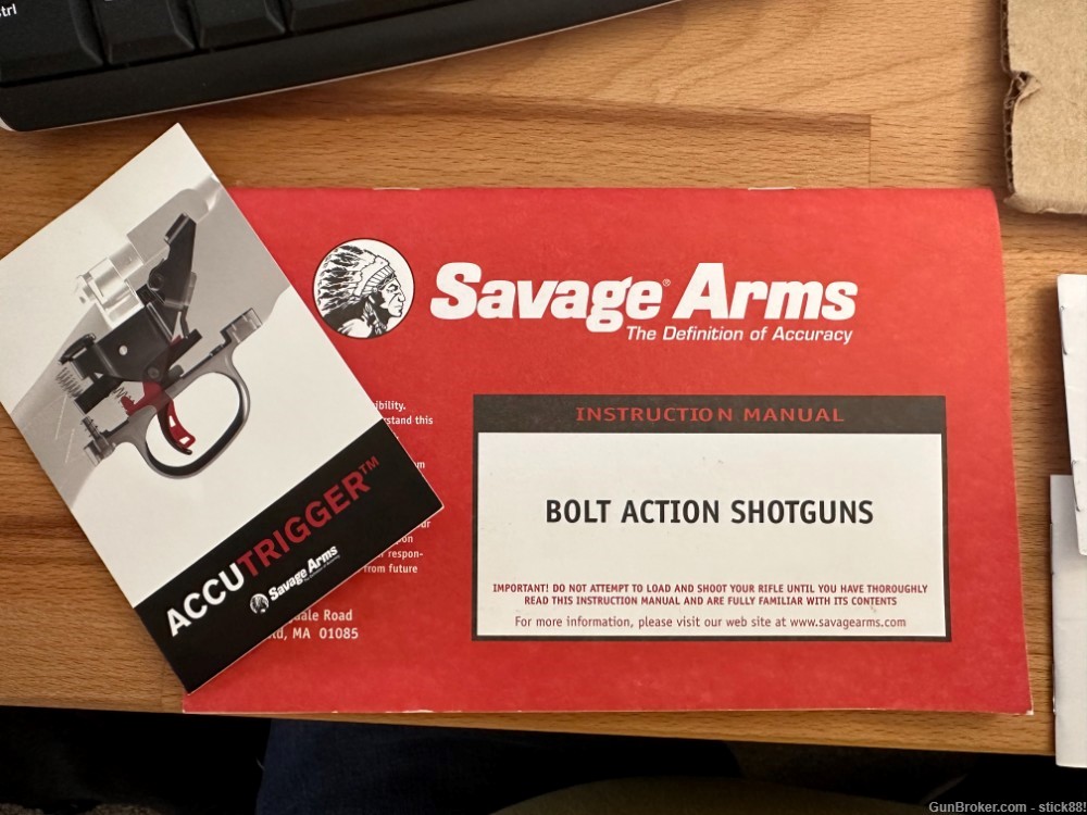 Savage Arms Model 220 Slug Gun w/Nikon Slug Scope - 22" & Accu Trigger-img-5