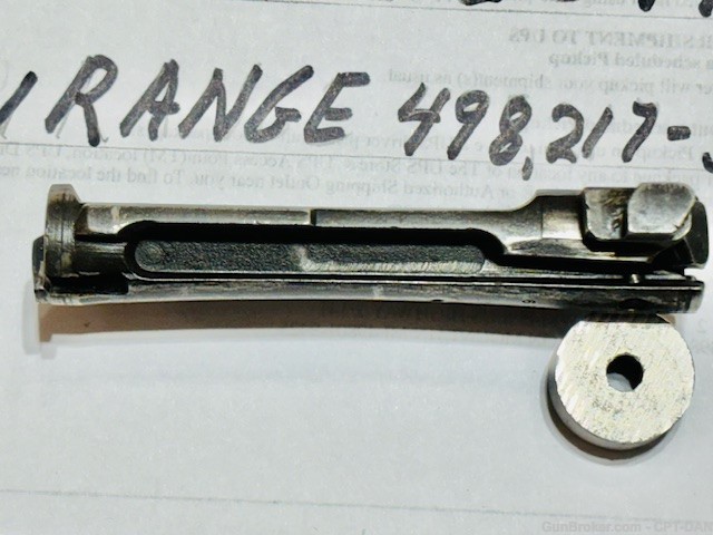 WWII M1 GARAND rifle bolt MAR 1942 - DEC 1944 VG CONDITION-img-8