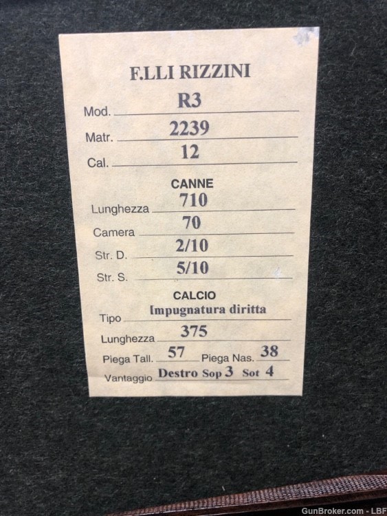 F.lli Rizzini R3 12ga 28"BBL SXS -img-4