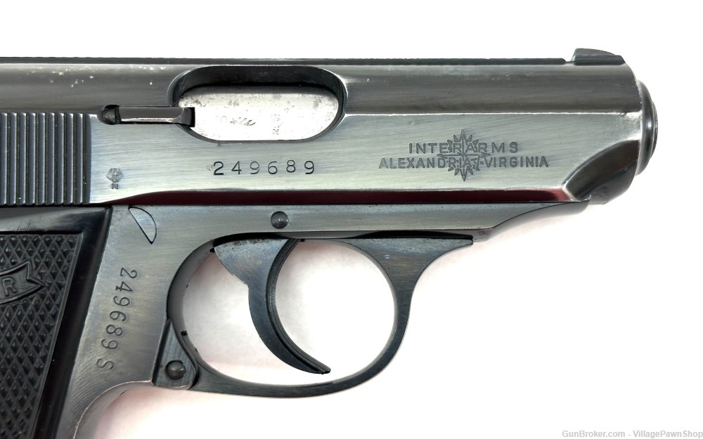 Carl Walther/ Interarms PPK/S 7.65mm (.32 ACP) 3.25" W Germany Used C-7167-img-5